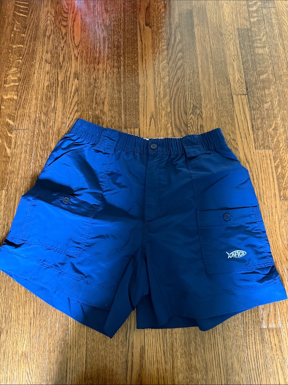 AFTCO Men's Coastal Fishing Shorts - Blue